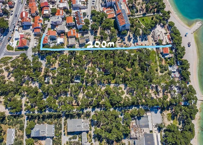 The Location In Makarska,free P, Option Bikes 3*